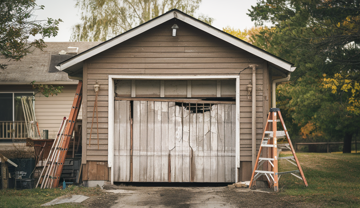 Old Garage Door