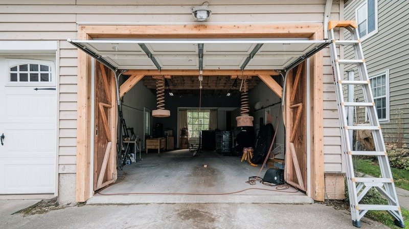 How Do I Fix A Noisy Garage Door In Franklin?