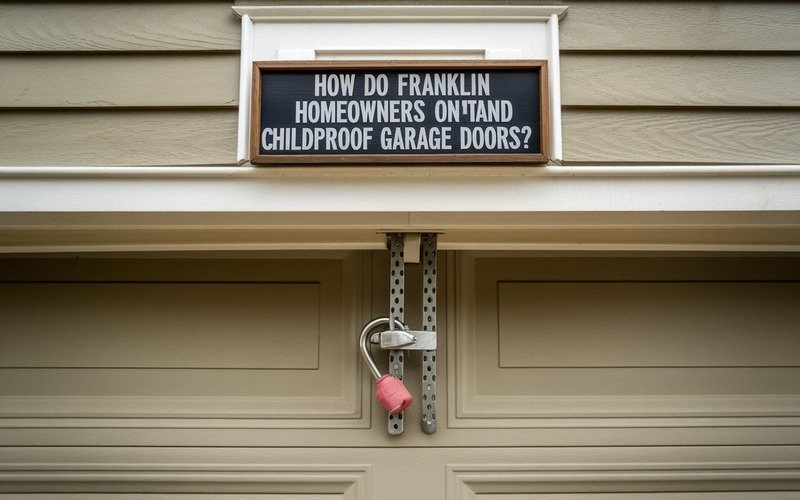 How Do Franklin Homeowners Childproof Garage Doors